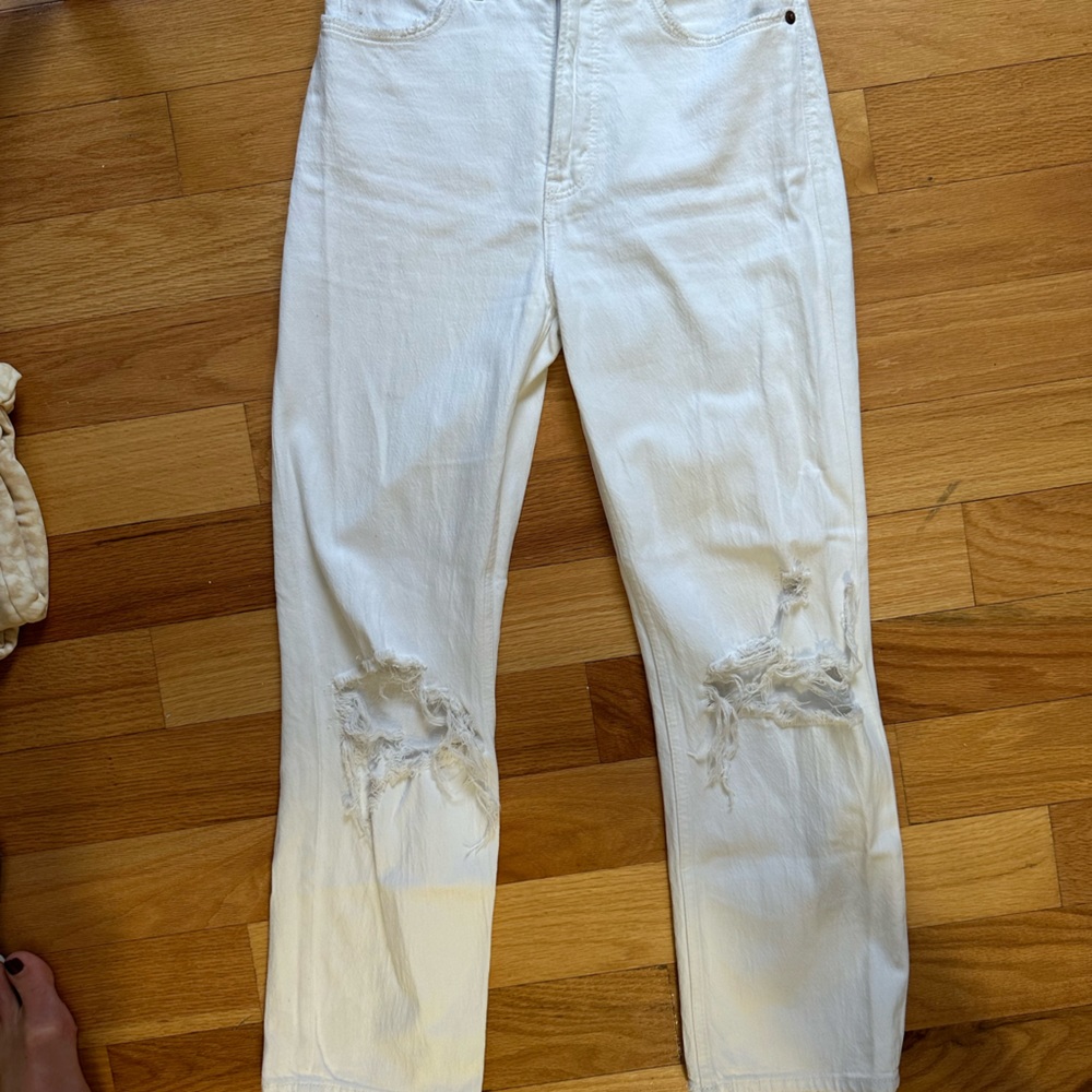 Abercrombie & Fitch Ultra high rise - the ankle straight jean